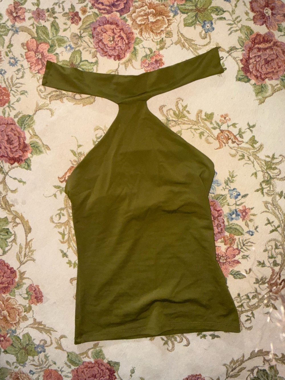 Olive Green Halter top